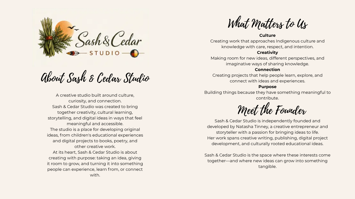 About Sash & Cedar Studio